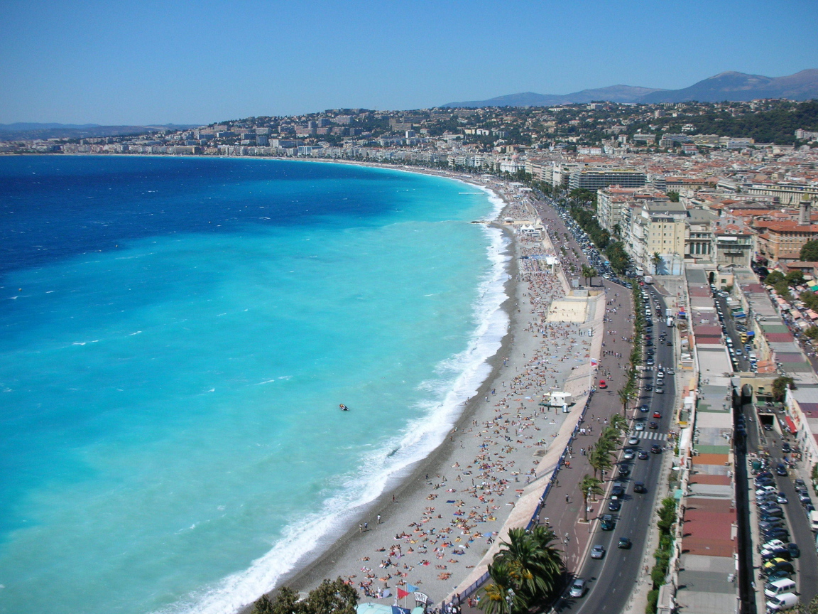 Cote d'Azur in Nice, France