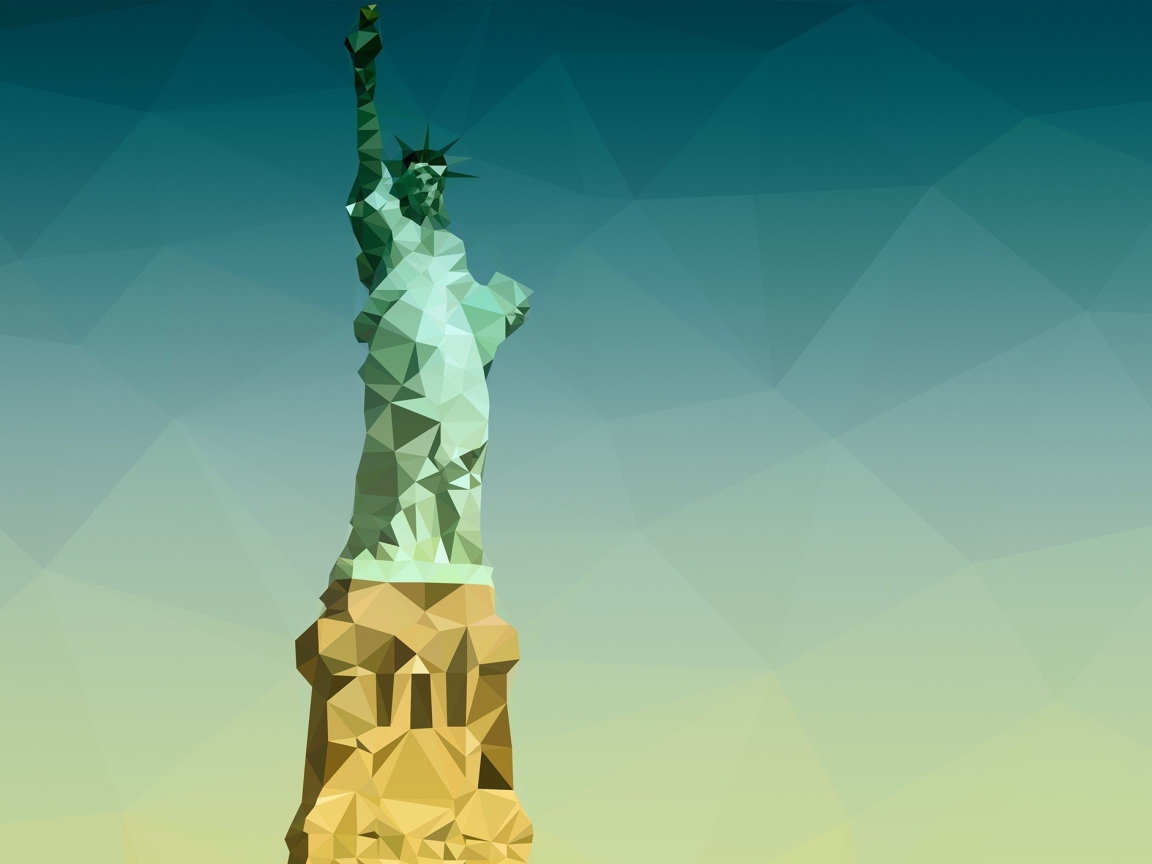 Статуя Свободы, 3-Д графика