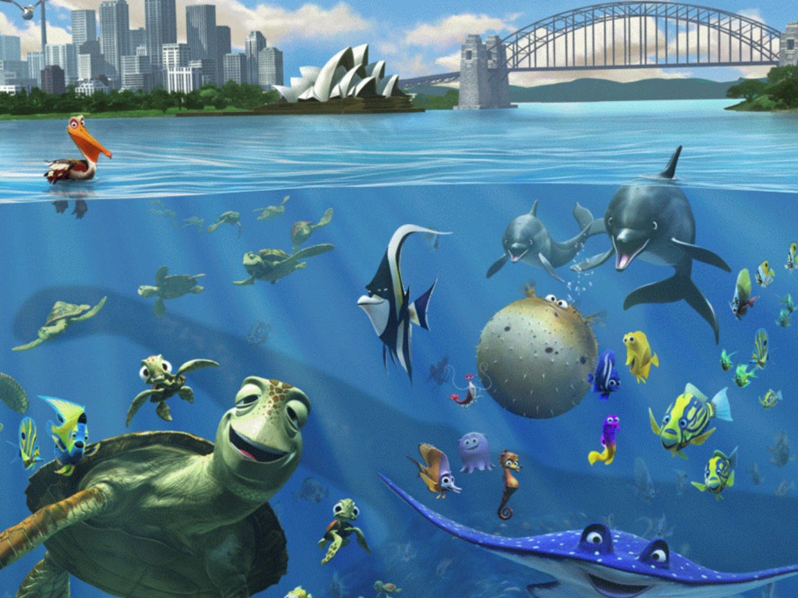 Подводный мир в мультфильме В поисках Немо