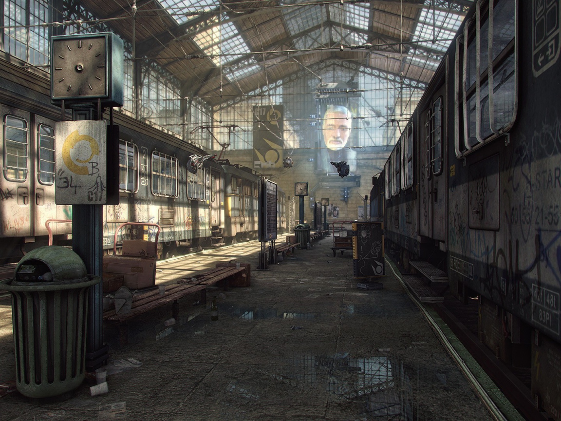 Интерьер здания в игре Unreal Engine 4