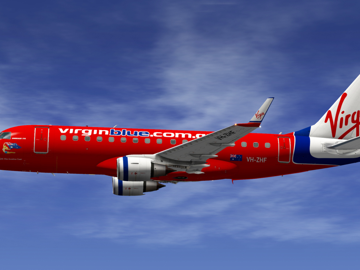 Embraer австралийской авиакомпании Virgin Blue