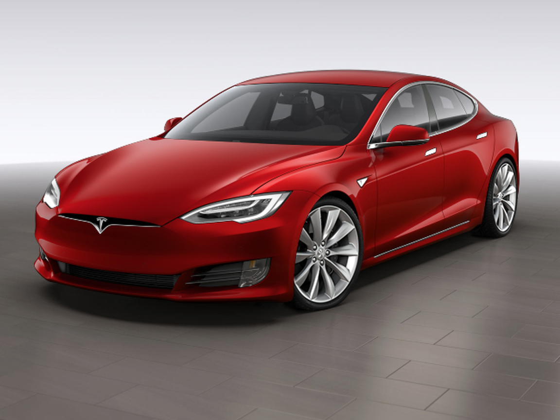 Tesla Model S electric car in 2016