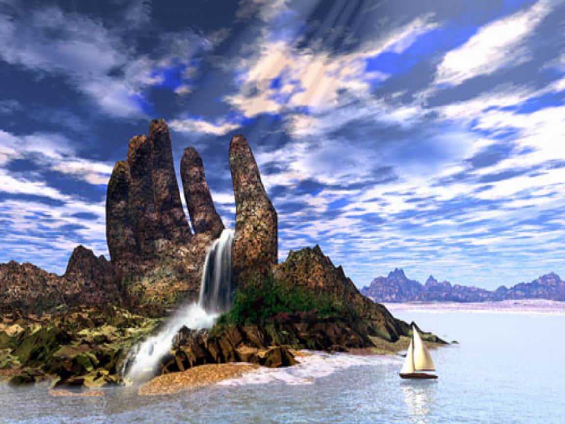 Previous, 3D-graphics wallpaper