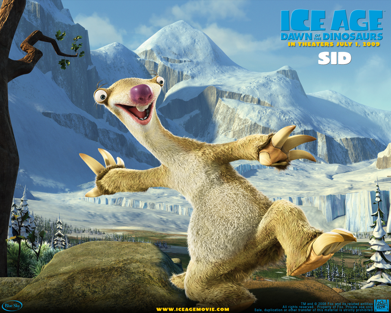 Ice Age 3 Dawn of the Dinosaurs - Free desktop wallpapers download