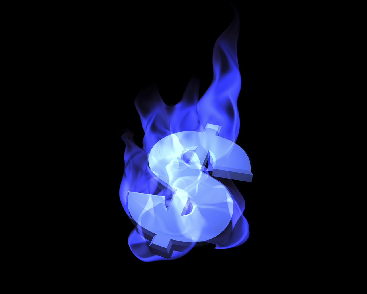 Previous, Creative Wallpaper - Burn it blue flame wallpaper