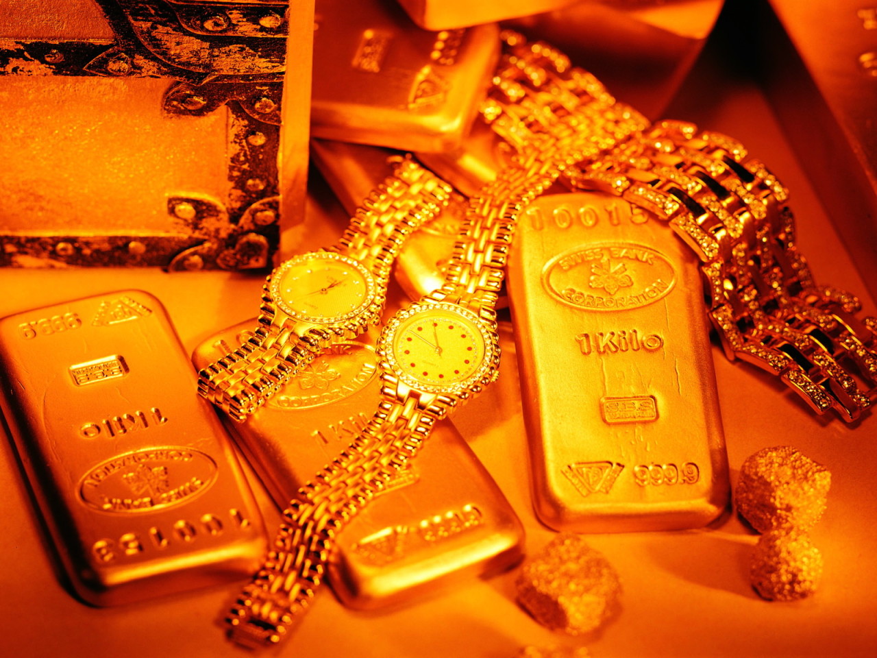 Previous, The financial crisis Wallpaper - Gold - Gold Diamonds wallpaper