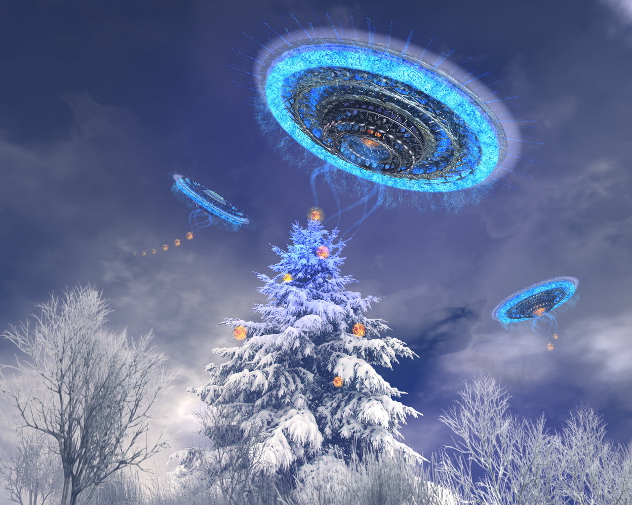 Previous, Archive - Winter wallpapers - New UFO wallpaper