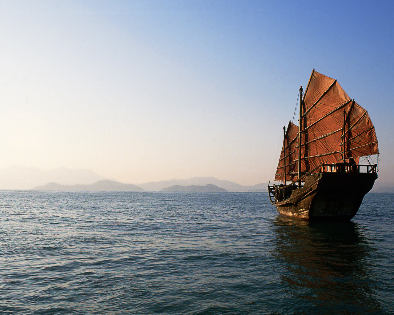 Старинный Китайский корабль