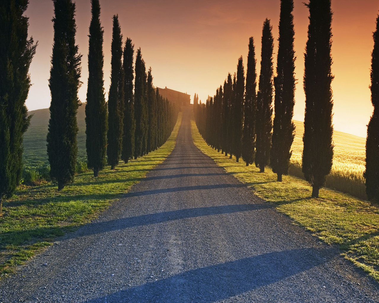Дорога к Итальянскому поместью