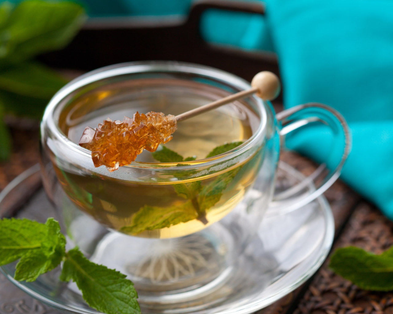 Зеленый чай с медом