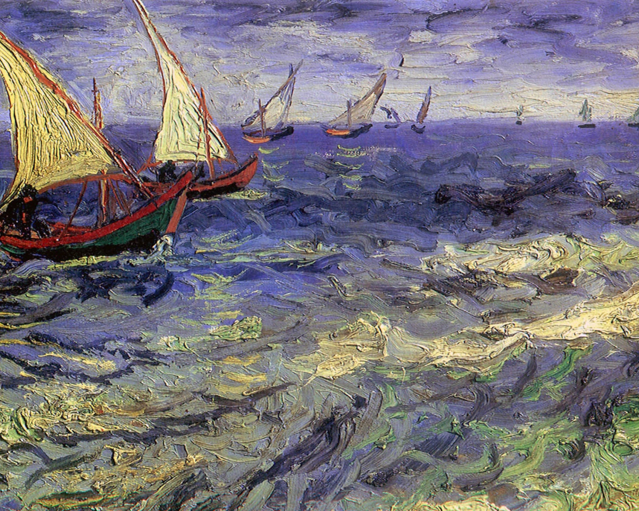 Картина Винсента Ван Гога - Море