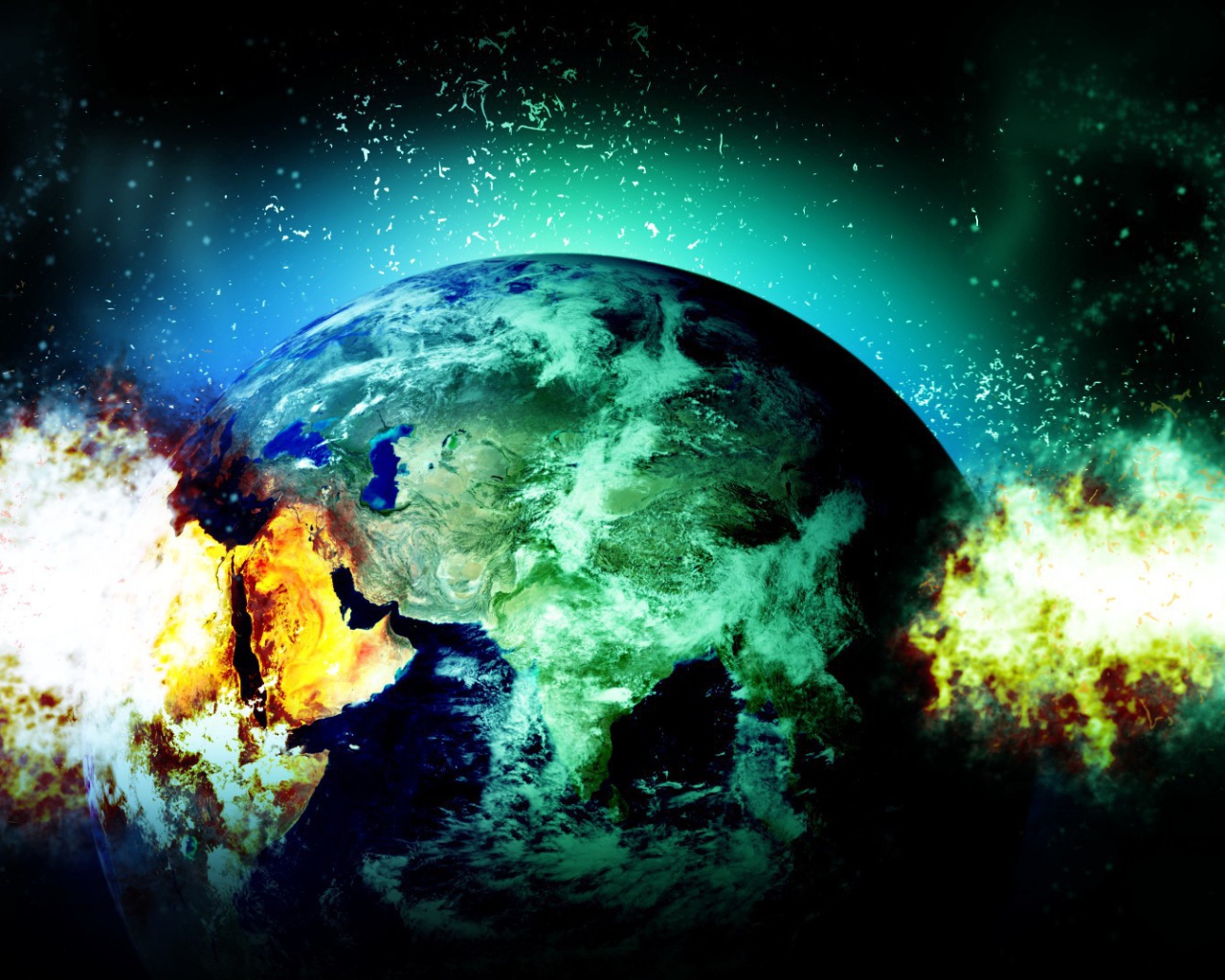 Взрыв на Земле