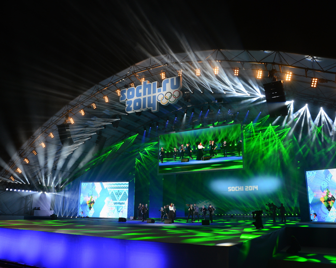 Арена медалистов на Олимпиаде в Сочи