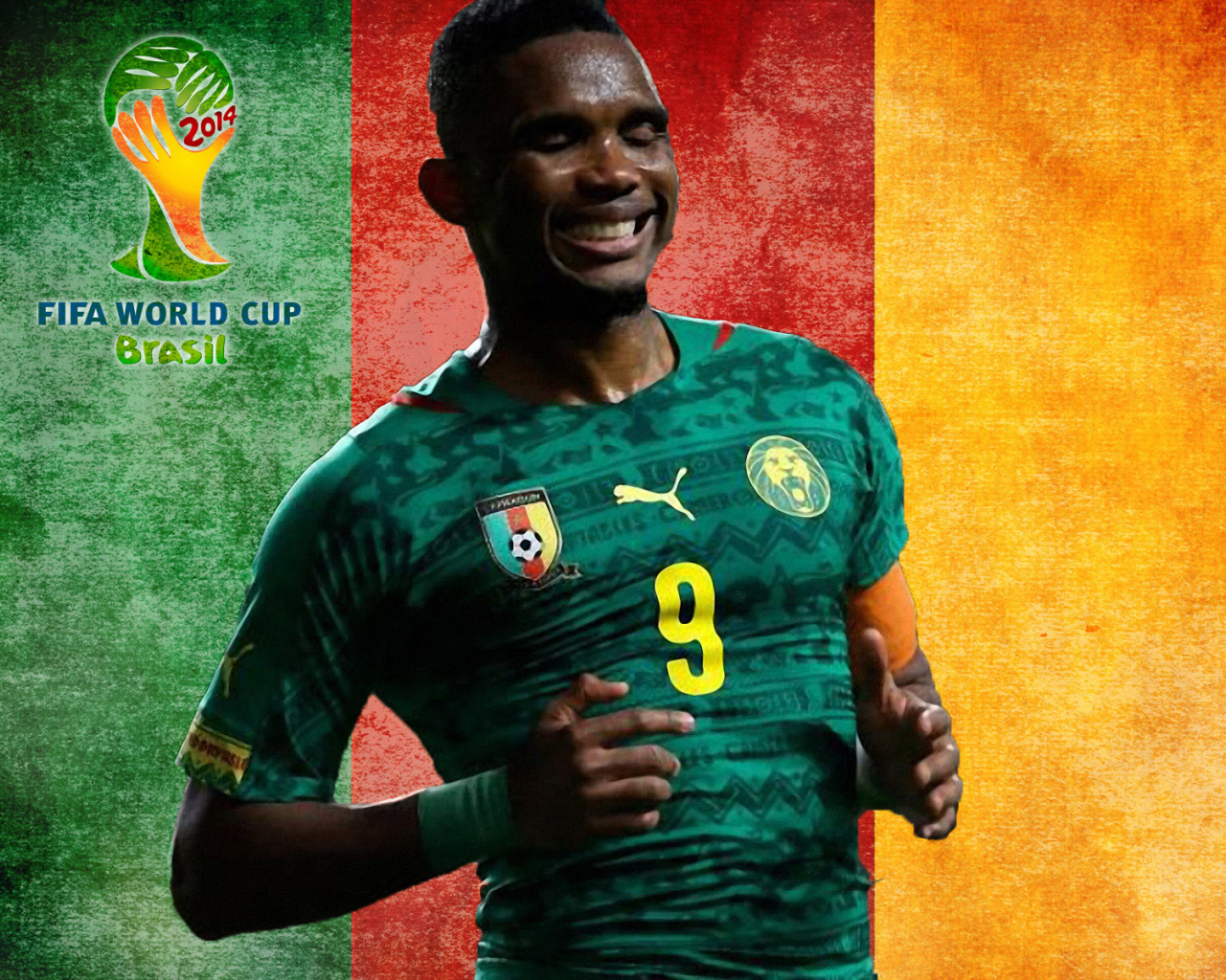Игрок сборной Камеруна на Чемпионате мира по футболу в Бразилии 2014