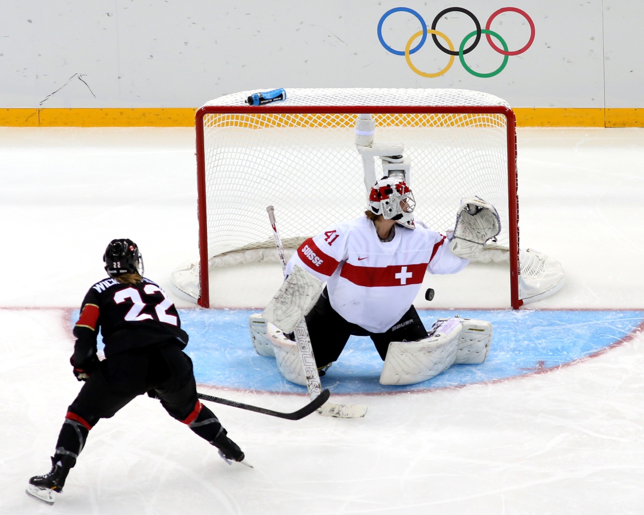 Швейцарские хоккеистки на олимпиаде в Сочи