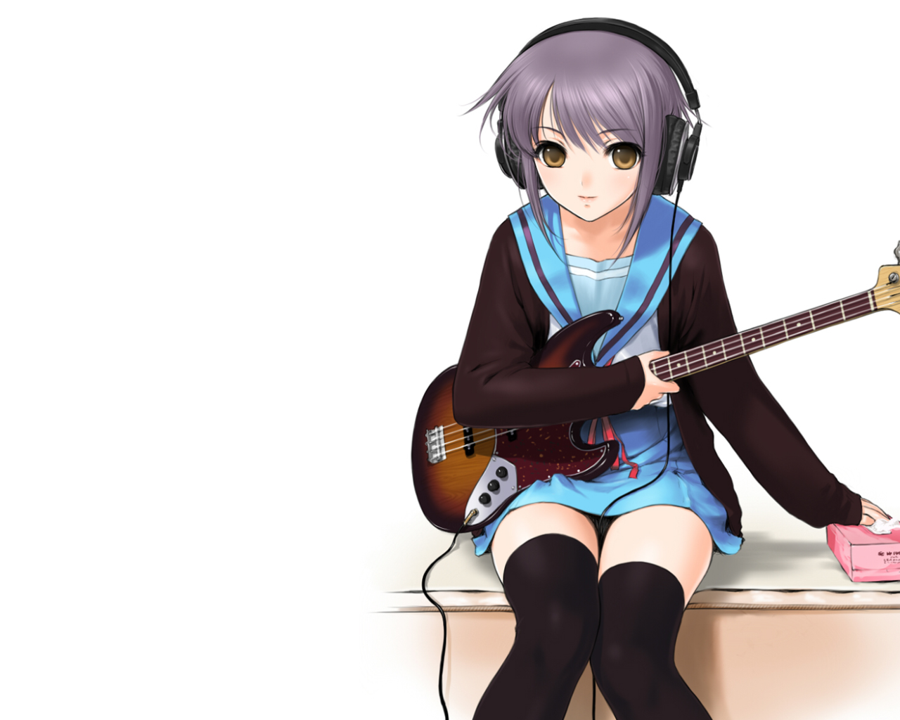 Девушка с гитарой Харухи Судзумия