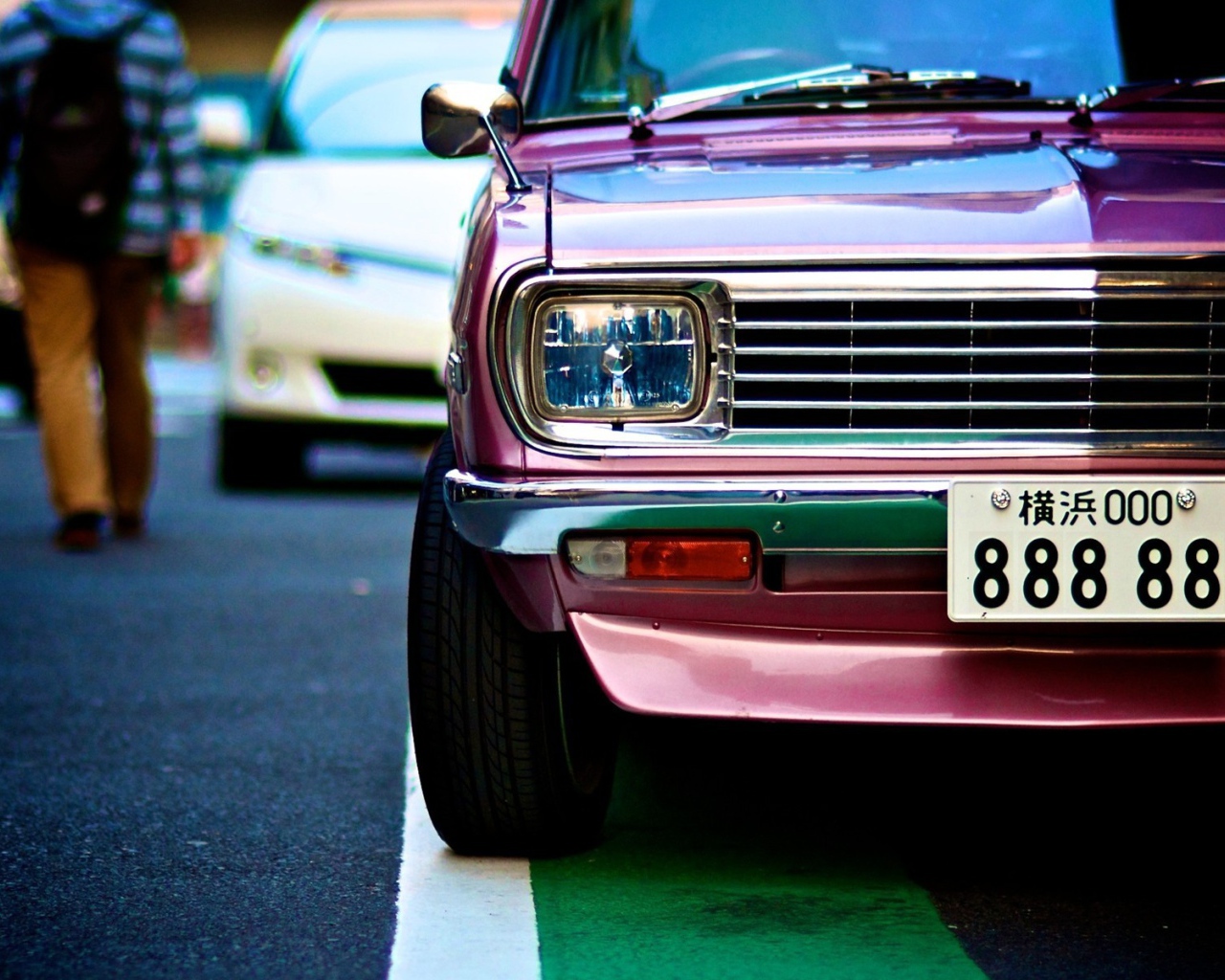 Японские номера на автомобиле
