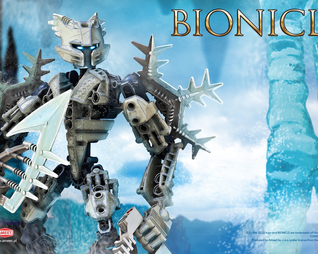 Лего Bionicle на льду