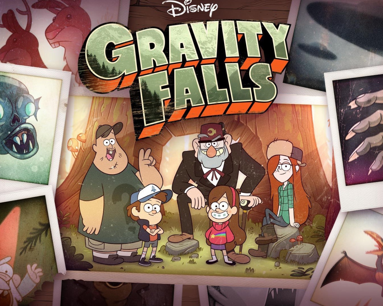 Cartoon poster Gravity Falls