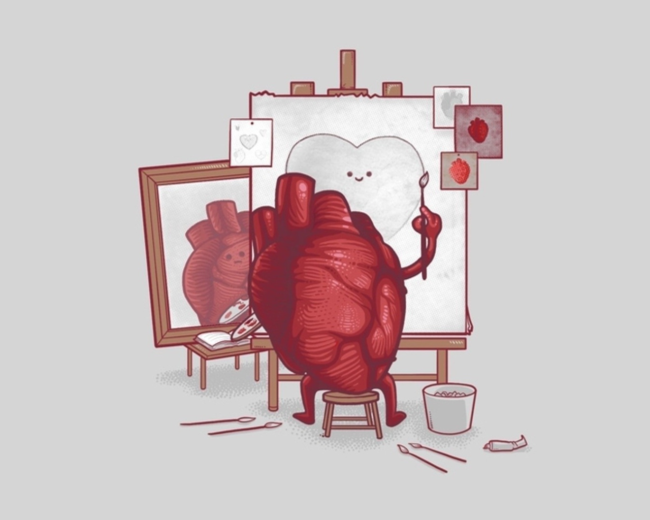 Сердце рисует автопортрет