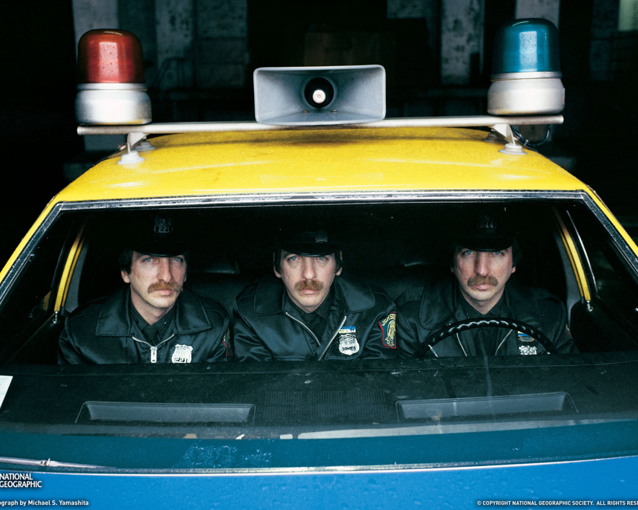 Три одинаковых полицейских