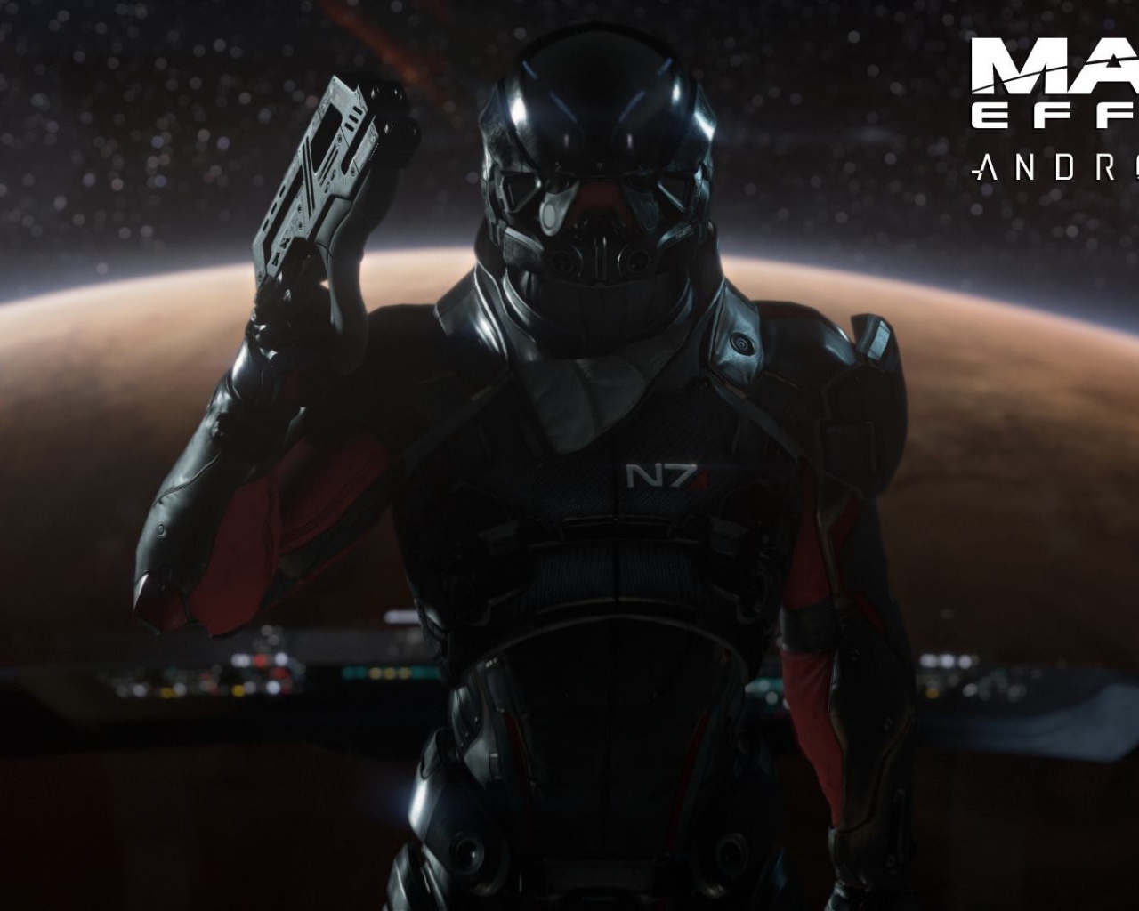 Человек с пистолетом, игра Mass Effect Andromeda