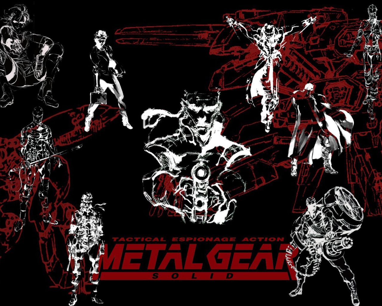 Постер видео игры Metal Gear Solid