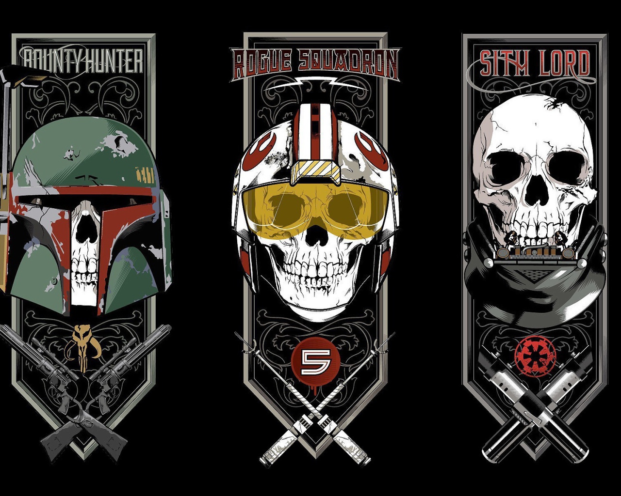 Skull Star Wars heroes