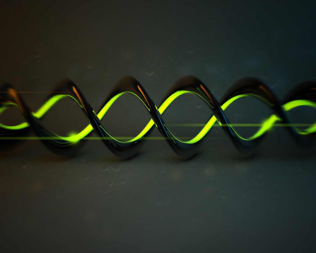 Спираль ДНК 3D графика 