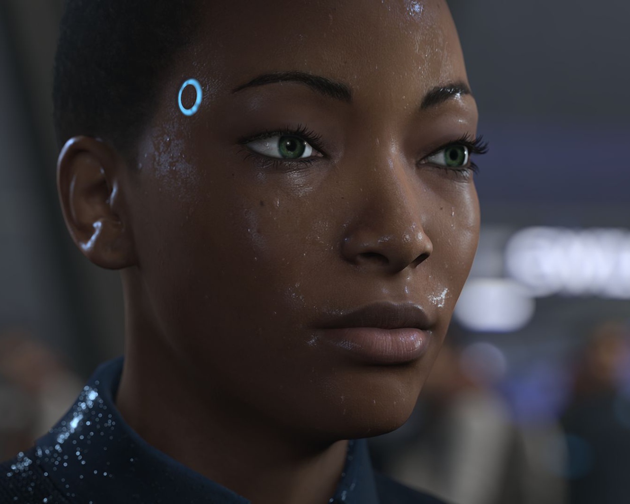 Женщина робот персонаж игры Detroit Become Human 