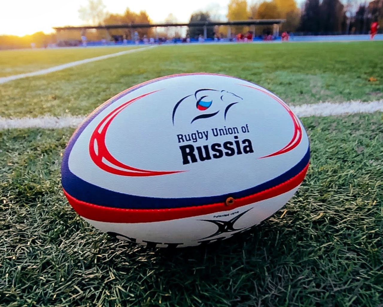 Мяч для регби российской команды 