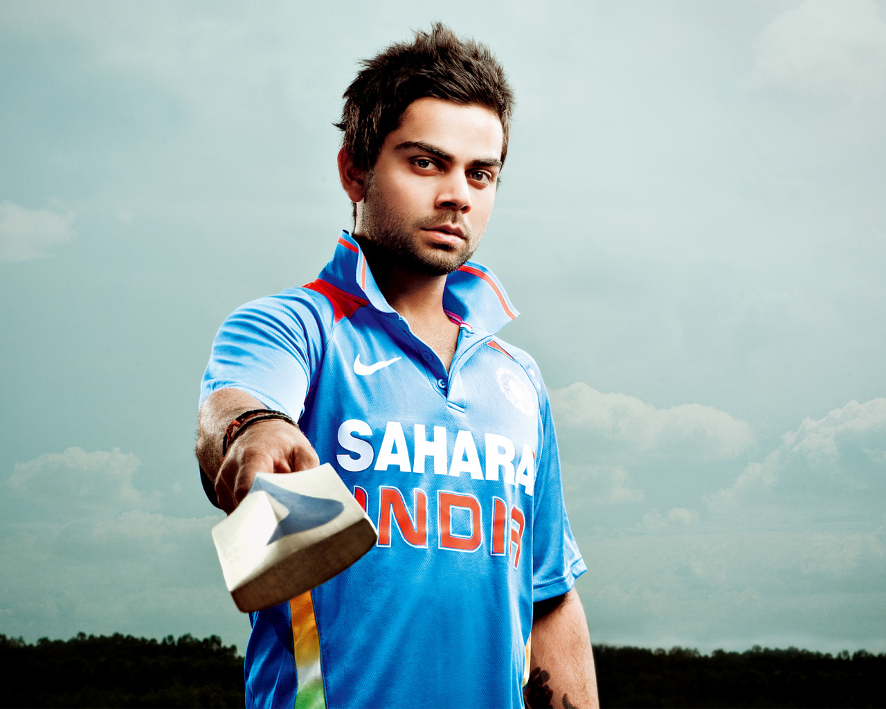 Индийский игрок в крикет Вират Кохли