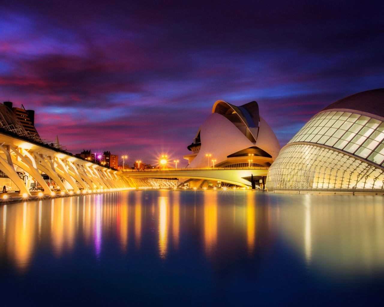 Красивый город искусств и наук Валенсия Испания 