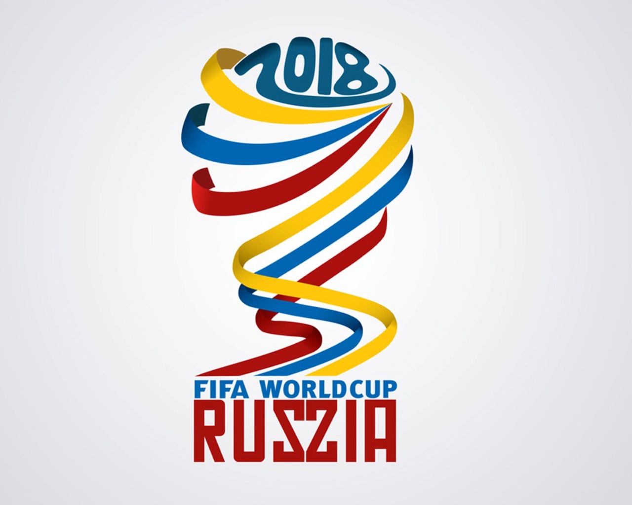 Красивый логотип чемпионата мира по футболу в России 2018