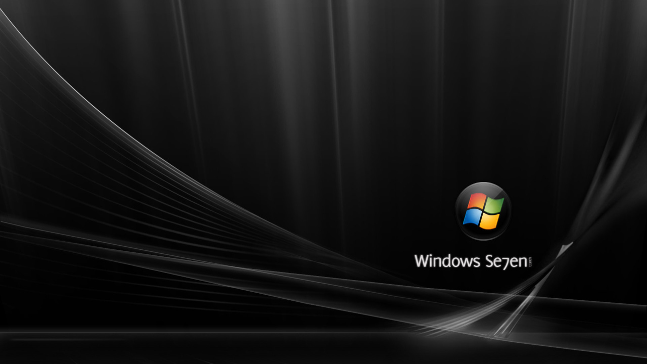 Microsoft Windows 7 black lines