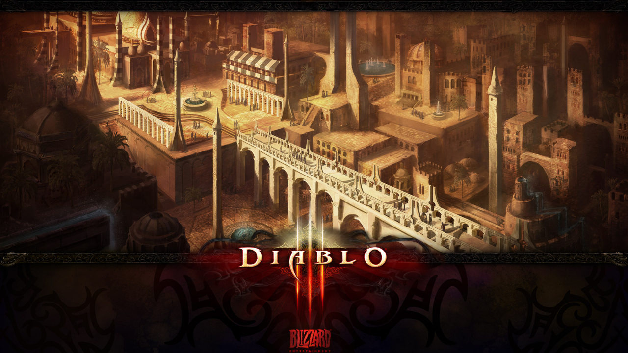 Diablo III: вид на город