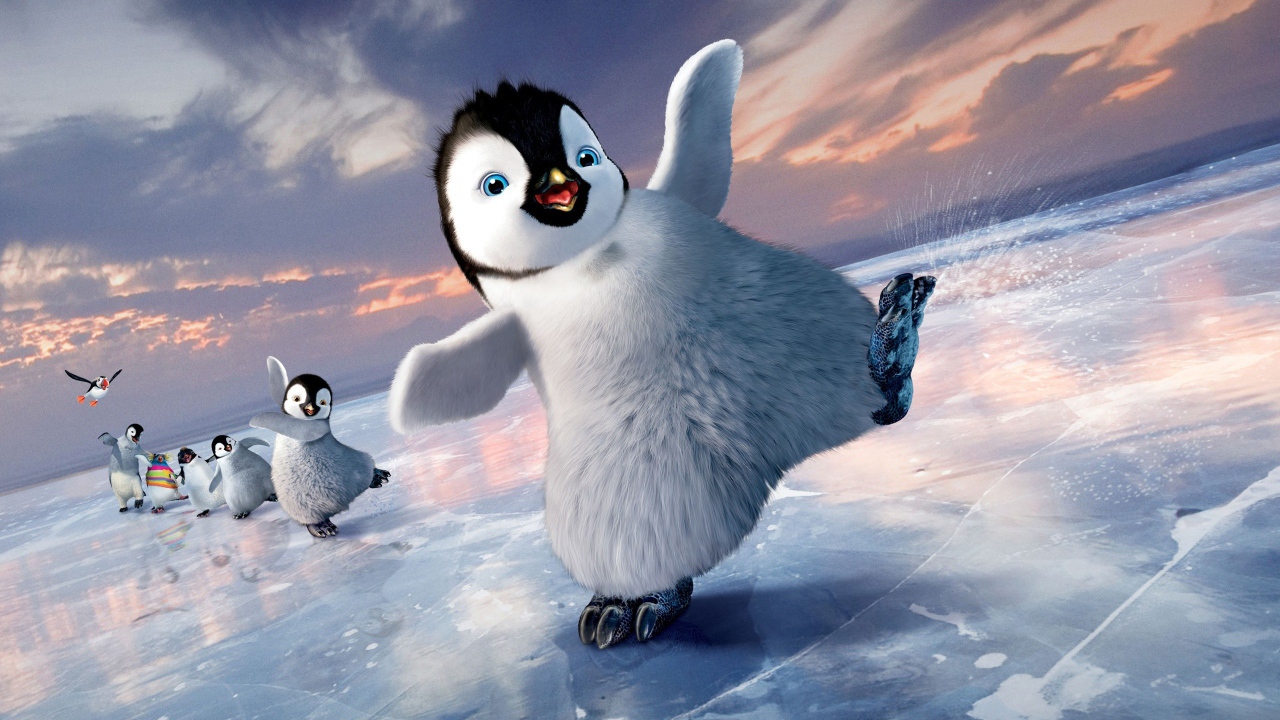 Пингвины из мультфильма