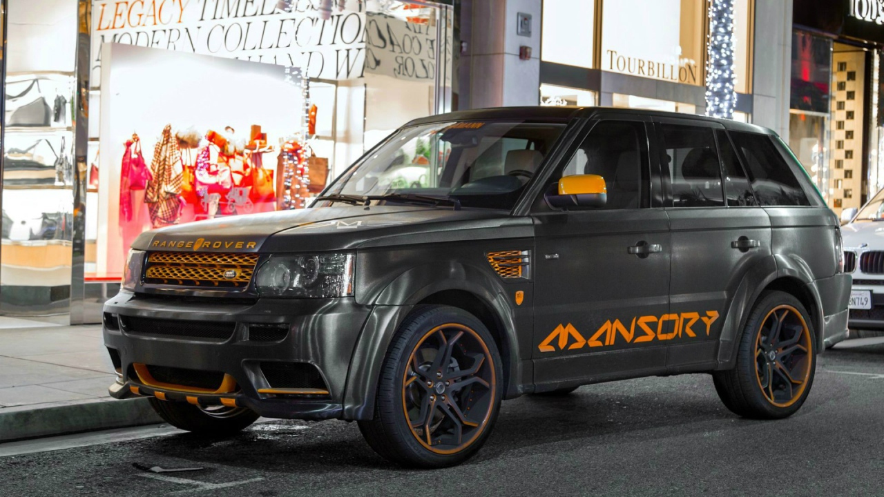 Черный Range Rover Sport by Mansory