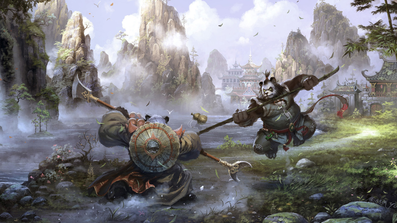 Сражение в игре World of Warcraft Mists of Pandaria