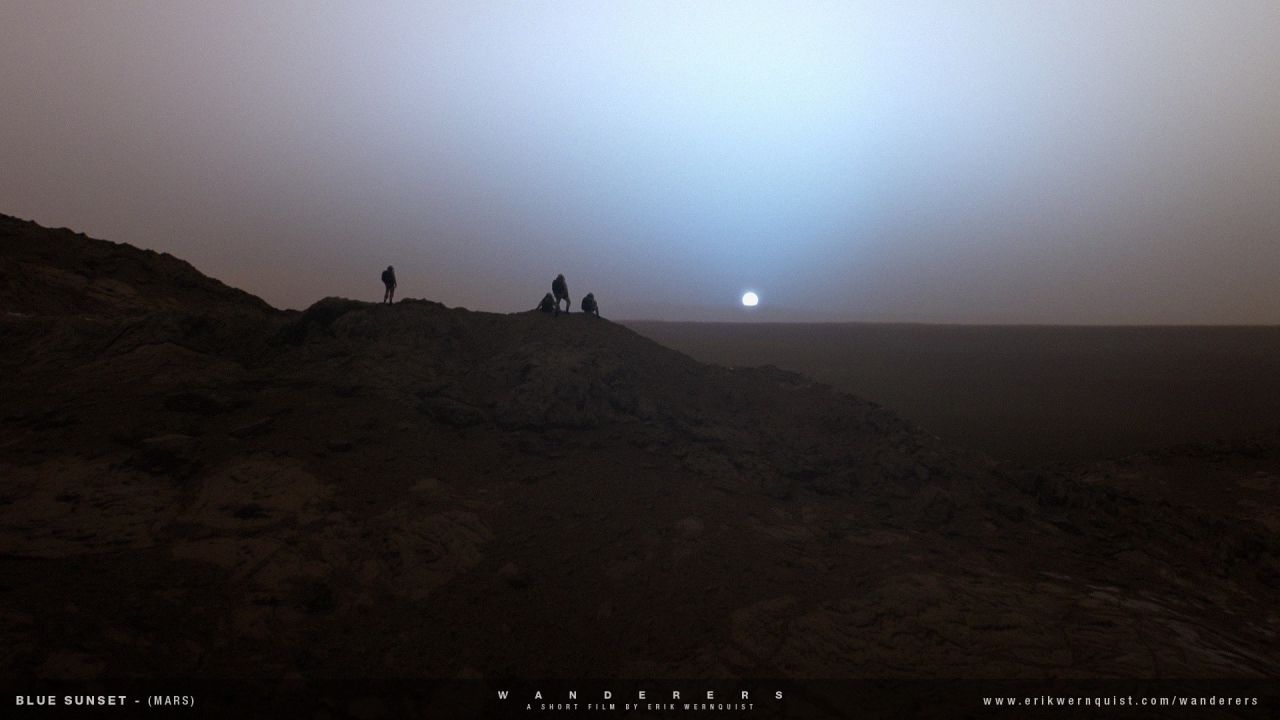 Голубой закат на Марсе, фильм Wanderers