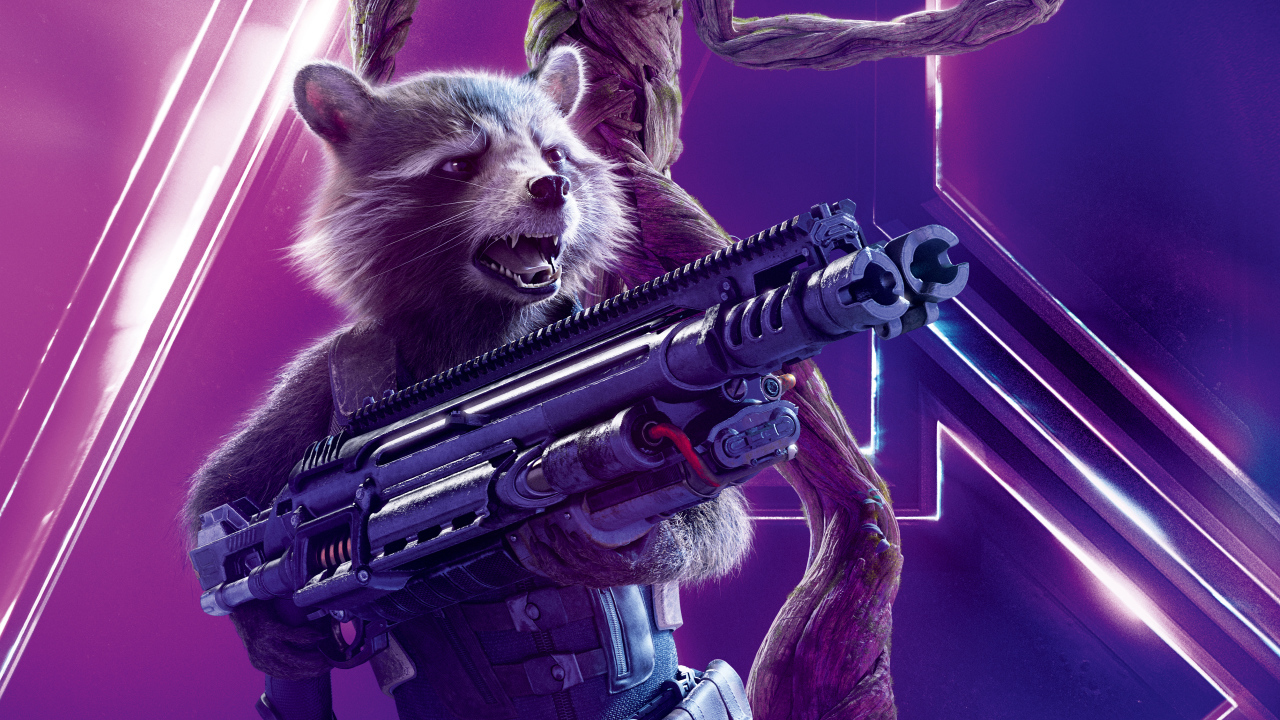 Rocket, the character of the film The Avengers: The War of Infinity, 2018