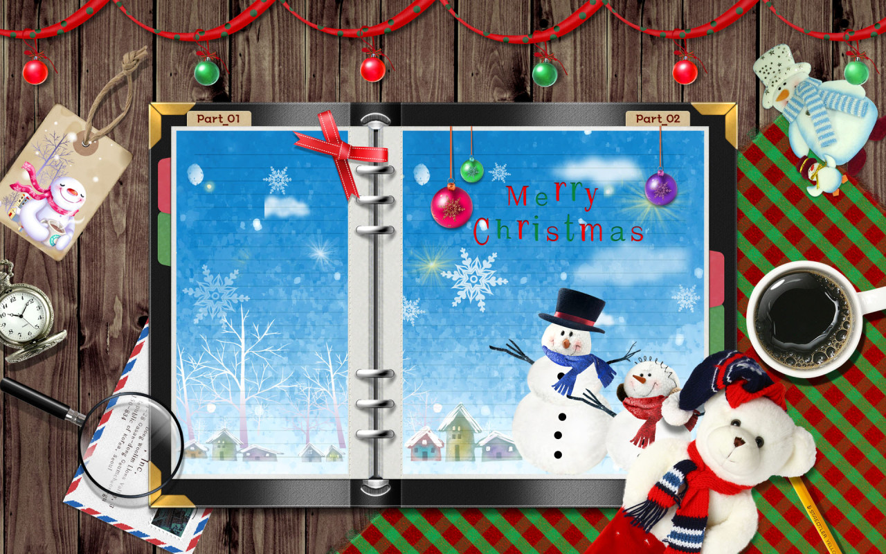 Previous, Holidays - Christmas wallpapers - Christmas Desk wallpaper
