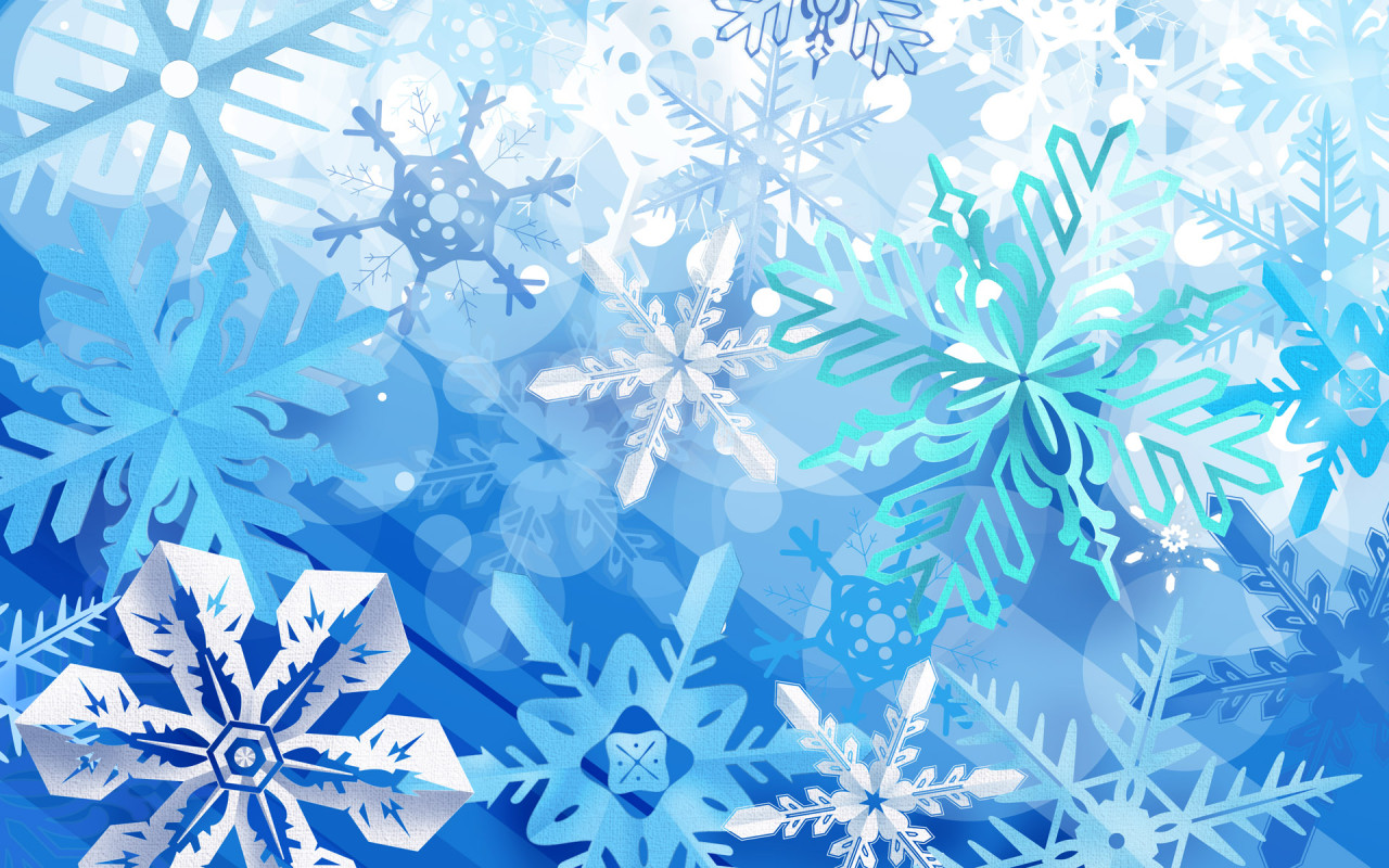 Previous, Holidays - New Year wallpapers - Beautiful snowflakes / New Year 