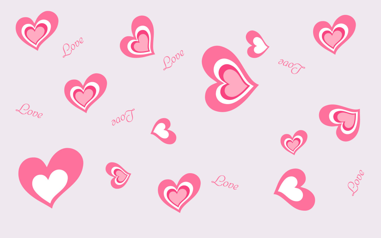 Previous, Saint Valentines Day - Love and pink hearts wallpaper