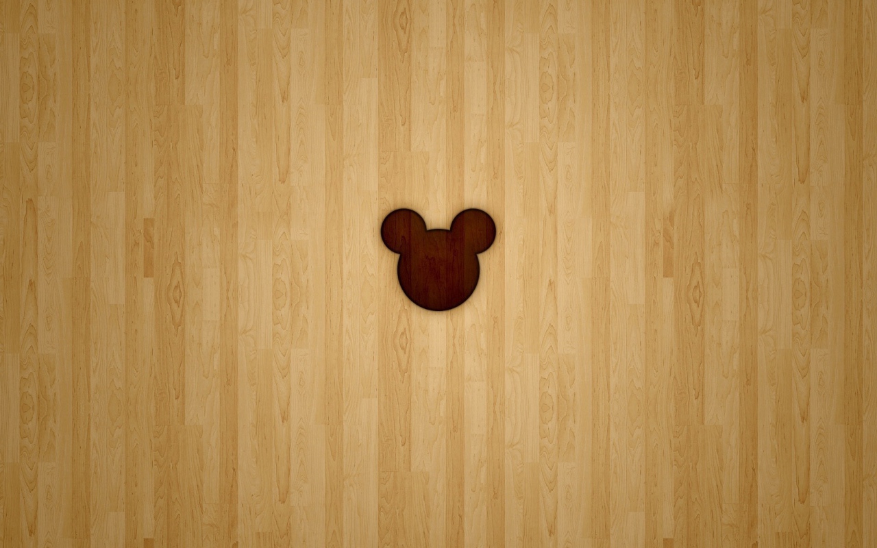 The silhouette of Mickey mouse