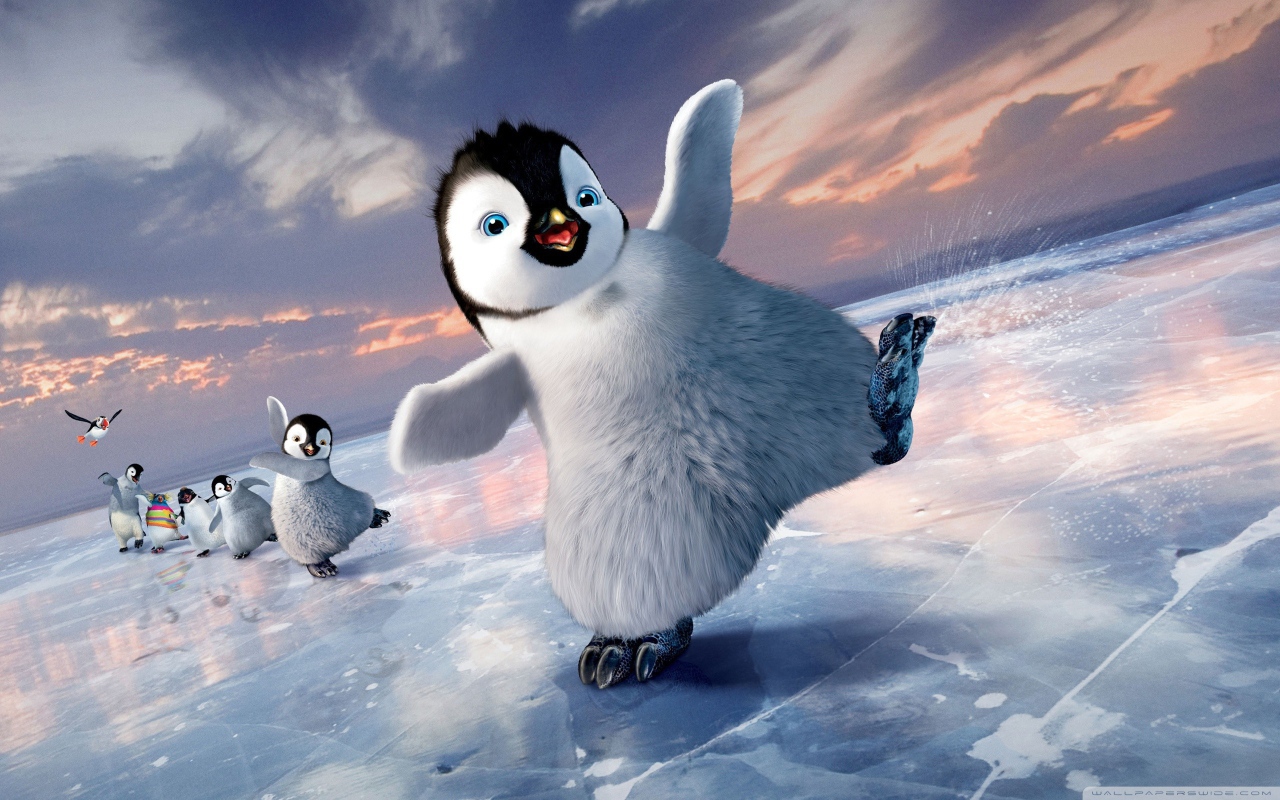 Пингвины из мультфильма