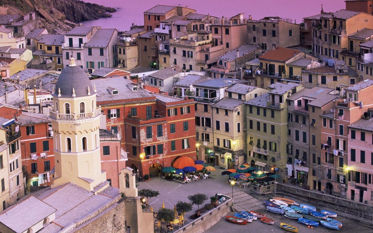 Итальянский город у моря