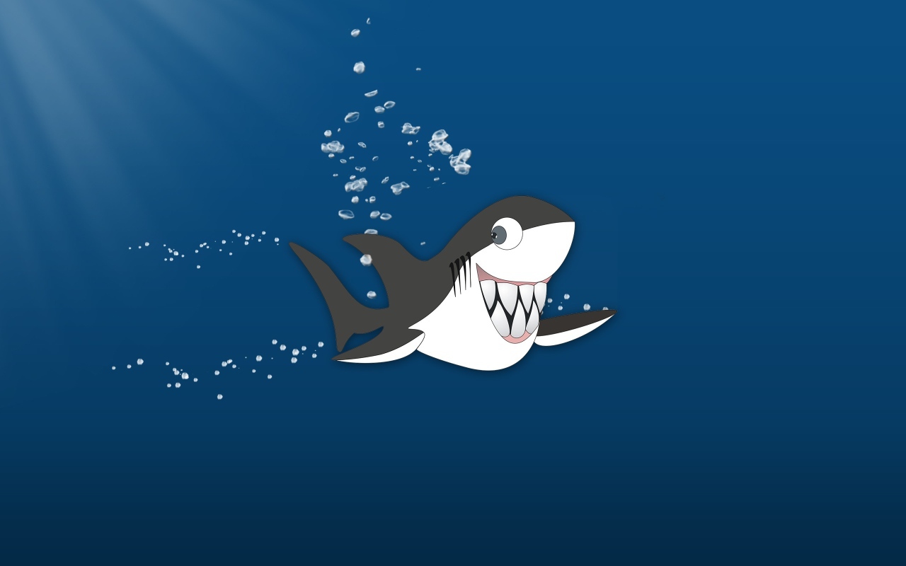 Веселая акула