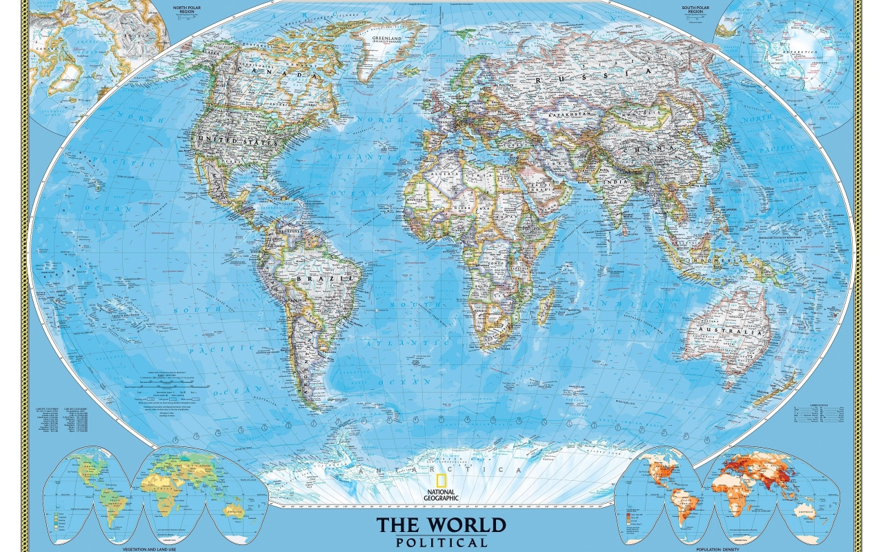 Политическая карта Мира