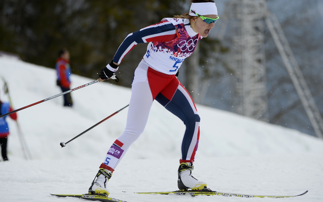 Майкен Касперсен Фалла норвежская лыжница золотая медаль на олимпиаде в Сочи 2014 год